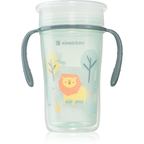 Kikkaboo Training Cup 360° cană pentru antrenament 12 m+ Blue Lion 300 ml-ro