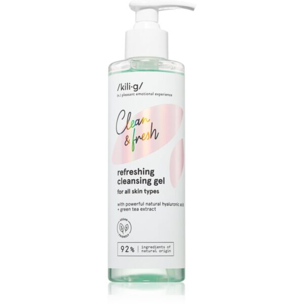 Kilig Clean & Fresh Refreshing gel de curățare faciale 250 ml-Țena