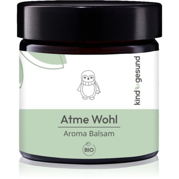 Kindgesund Breathe Well Aroma Balm balsam pentru susținerea sănătății căilor respiratorii 50 g-Țena