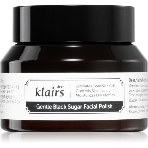 Klairs Gentle Black Sugar Facial Polish exfoliere si hidratare faciala 110 g-Țena