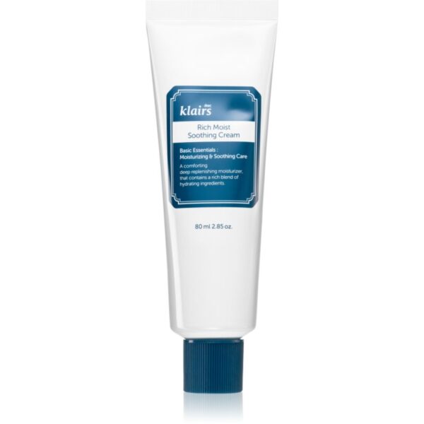 Klairs Rich Moist Soothing Cream Cremă intensă hidratanta si emolienta 80 ml-ro