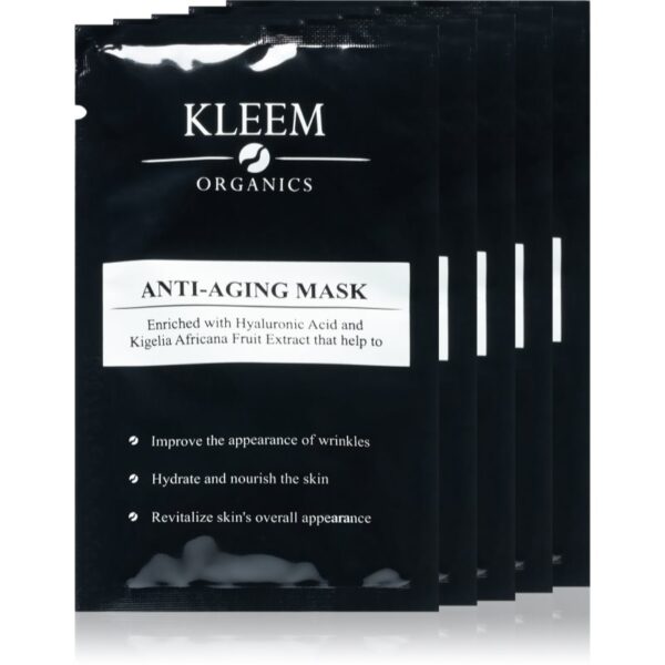Kleem Organics Anti-Aging Mask Masca pentru ten anti riduri 5 buc-ro