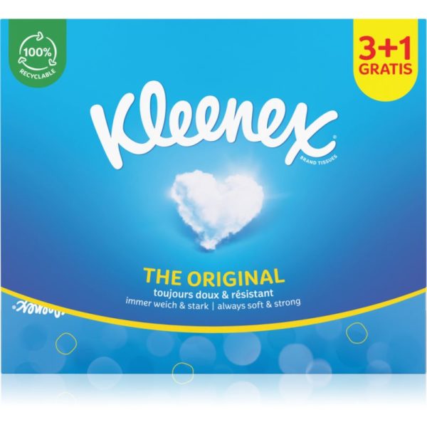 Kleenex Original Box batiste de hârtie 3+1 72 buc-ro