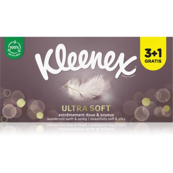 Kleenex Ultra Soft Box batiste de hârtie 4x64 buc-ro