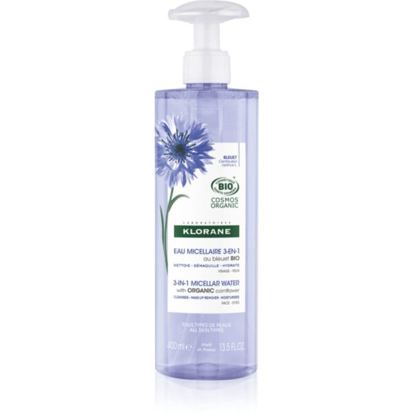 Klorane Cornflower apă micelară 3 în 1 400 ml-ro