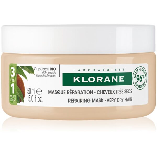 Klorane Cupuaçu Bio Bio masca de par regeneratoare pentru parul foarte uscat 150 ml-ro