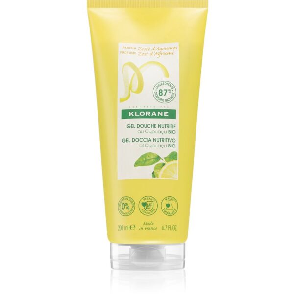 Klorane Cupuaçu Bio Zeste D'Agrumes gel de dus hranitor 200 ml-ro