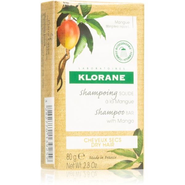 Klorane Mango șampon solid pentru hranire si stralucire 80 g-ro