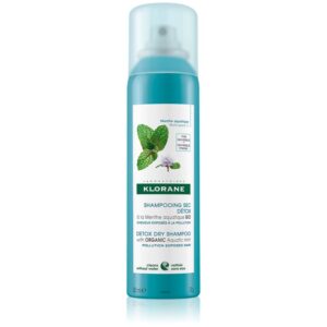 Klorane Organic Mint șampon uscat pentru păr expus la poluare 150 ml-ro