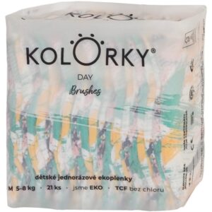 Kolorky Day Brushes scutece ECO de unică folosință marimea M 5-8 Kg 21 buc-ro