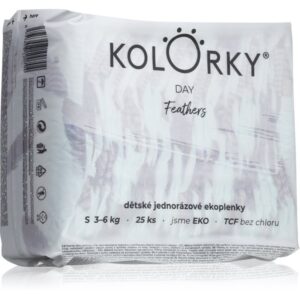 Kolorky Day Feathers scutece ECO de unică folosință marimea S 3-6 Kg 25 buc-ro