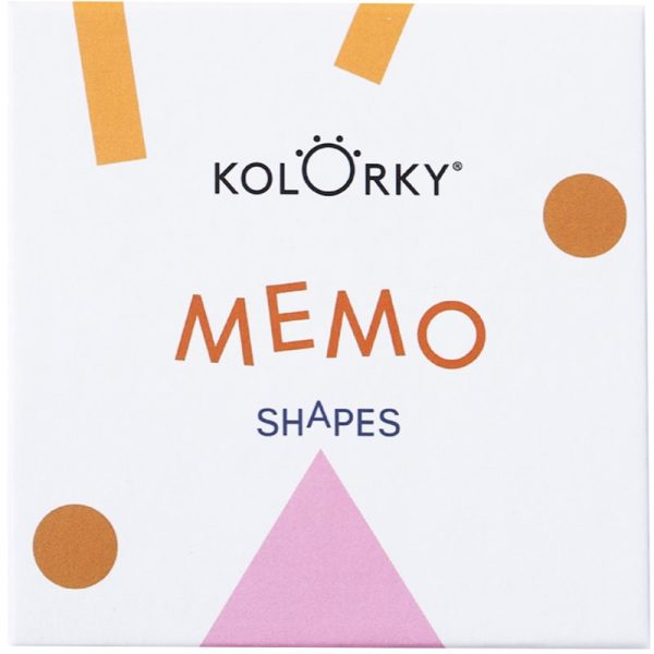 Kolorky Memo Game Shapes Pexoso 20 buc-ro