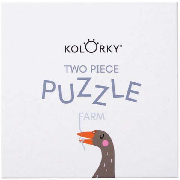 Kolorky Puzzle Two Piece Farm puzzle 10 buc-ro