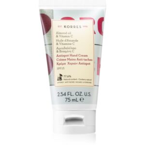 Korres Almond Oil & Vitamin C crema de maini impotriva petelor pigmentate SPF 15 75 ml-ro