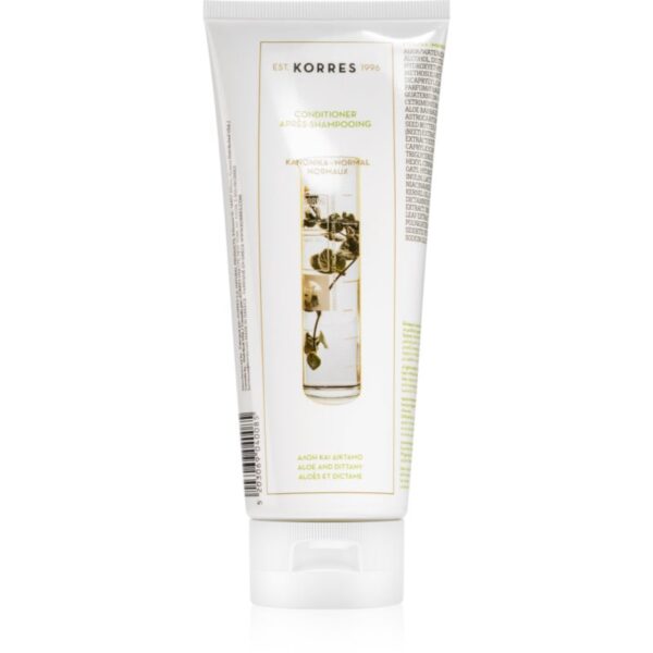 Korres Aloe & Dittany balsam pentru par normal 200 ml-ro