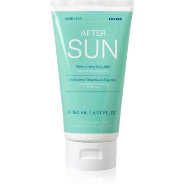 Korres Aloe Vera loțiune de corp hidratantă dupa expunerea la soare 150 ml-ro