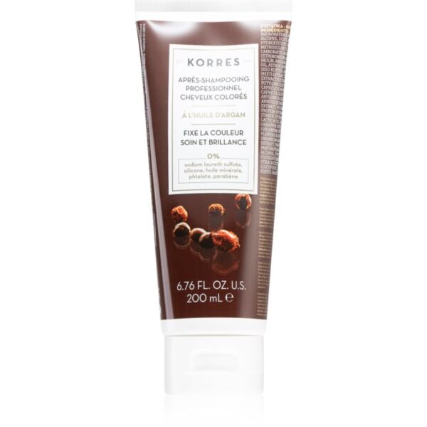 Korres Argan Oil Balsam de curățare pentru păr vopsit 200 ml-ro