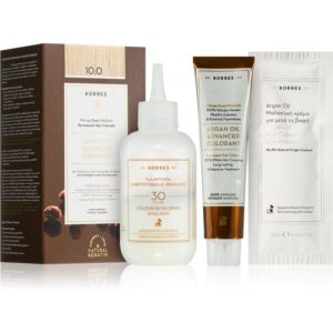 Korres Argan Oil Culoare permanenta pentru par cu ulei de argan culoare 10.0 Platinum Blonde 50 ml-ro
