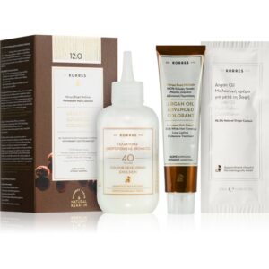 Korres Argan Oil Culoare permanenta pentru par cu ulei de argan culoare 12.0 Special Blonde 50 ml-ro