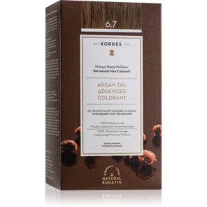 Korres Argan Oil Culoare permanenta pentru par cu ulei de argan culoare 6.7 Cocoa 50 ml-ro