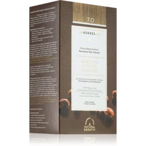 Korres Argan Oil Culoare permanenta pentru par cu ulei de argan culoare 7.0 Blonde 50 ml-ro