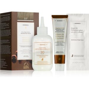 Korres Argan Oil Culoare permanenta pentru par cu ulei de argan culoare 7.17 Dark Blonde Beige 50 ml-ro
