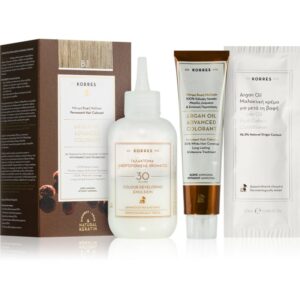 Korres Argan Oil Culoare permanenta pentru par cu ulei de argan culoare 8.1 Ash Light Blonde 50 ml-ro