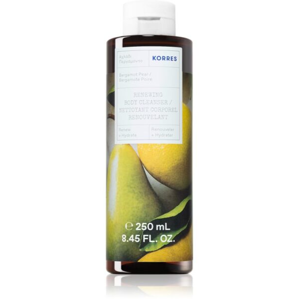 Korres Bergamot Pear gel de duș mătăsos 250 ml-Țena