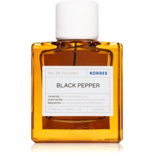 Korres Black Pepper Eau de Toilette pentru bărbați 50 ml-Țena
