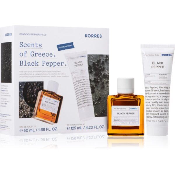 Korres Black Pepper set cadou pentru bărbați-ro