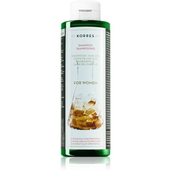 Korres Cystine & Glycoprotein șampon împotriva subțierii și căderii părului pentru femei 250 ml-ro
