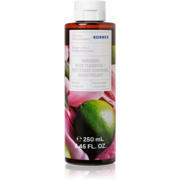 Korres Ginger Lime gel de dus hidratant 250 ml-ro