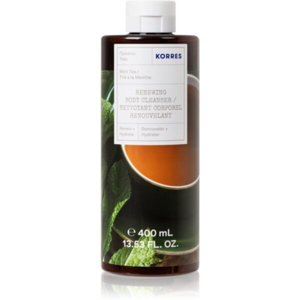 Korres Mint Tea gel de dus revigorant 400 ml-ro