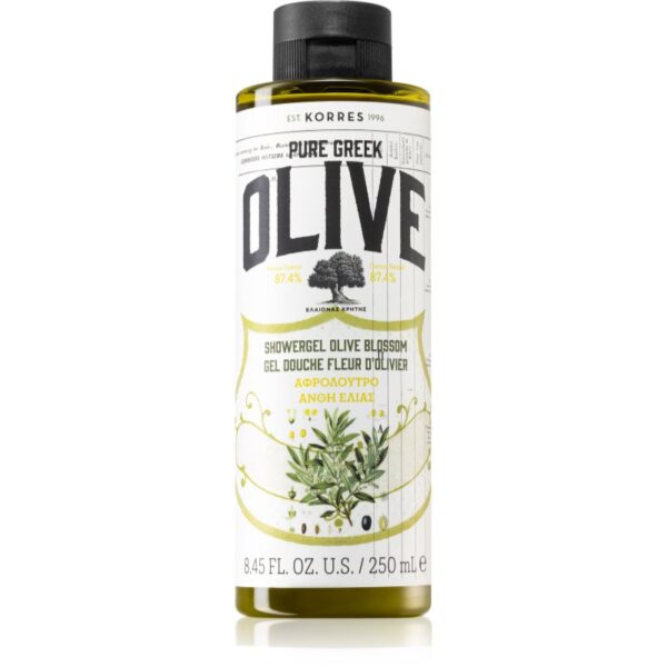 Korres Pure Greek Olive & Olive Blossom gel de duș 250 ml-ro