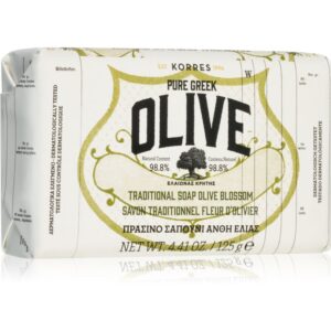 Korres Pure Greek Olive & Olive Blossom săpun solid pentru curățare 125 g-Țena
