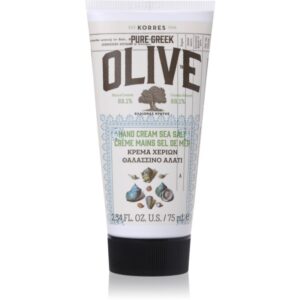 Korres Pure Greek Olive & Sea Salt crema de maini hidratanta cu sare de mare 75 ml-ro