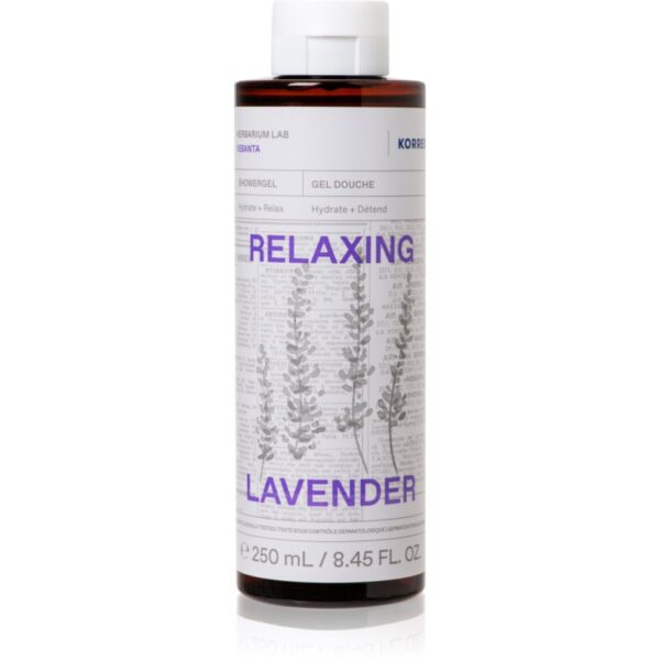 Korres Relaxing Lavender gel de dus relaxant 250 ml-ro