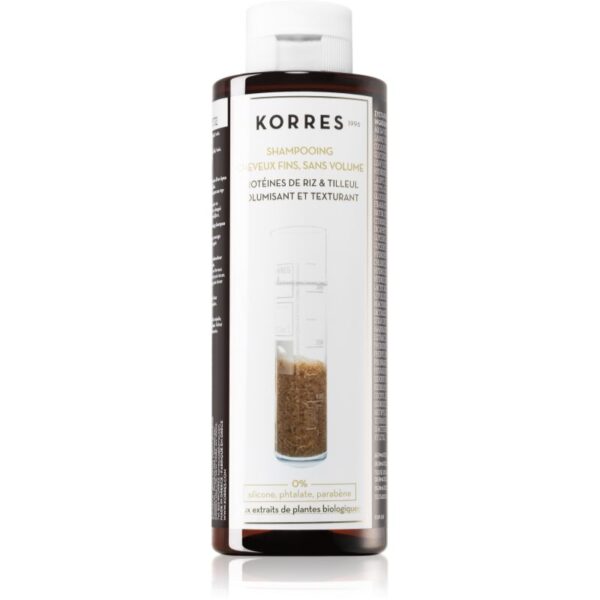 Korres Rice Proteins & Linden șampon pentru par fin 250 ml-ro