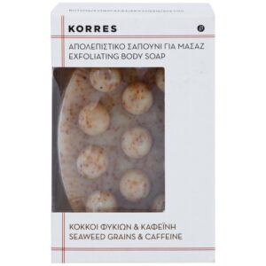 Korres Seaweed Grains & Kaffeine baton exfoliant anti-celulită 125 g-ro