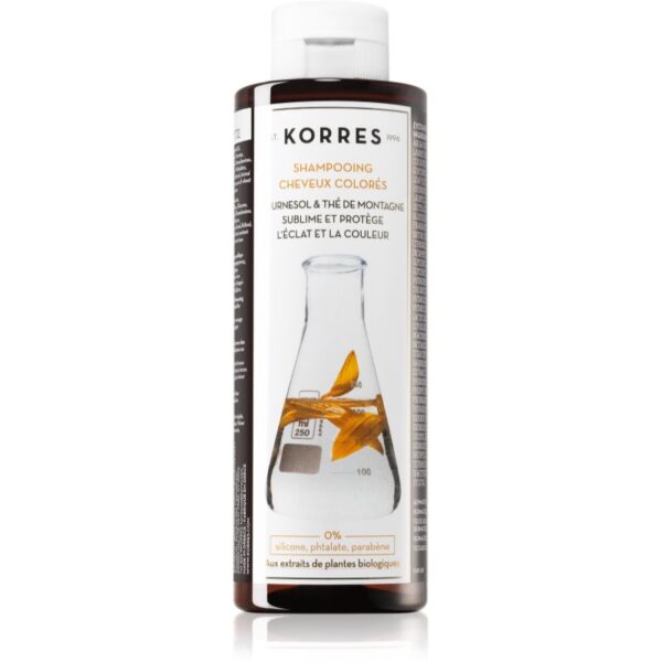 Korres Sunflower and Mountain Tea șampon pentru păr vopsit 250 ml-ro