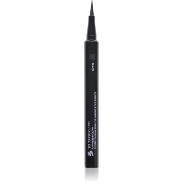 Korres Volcanic Minerals creion pentru conturul ochilor culoare Black 1 ml-Țena