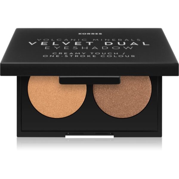 Korres Volcanic Minerals duo fard ochi culoare 28 Golden Amber 3 g-Țena