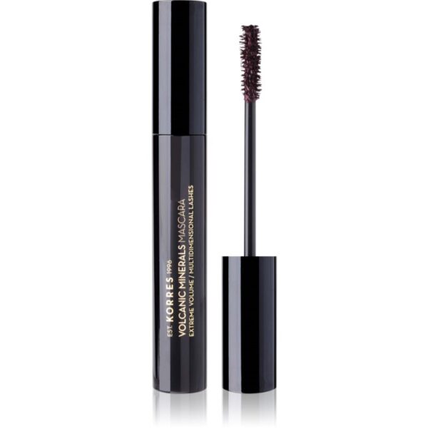 Korres Volcanic Minerals mascara pentru extra volum culoare 02 Plum Brown 11 ml-Țena