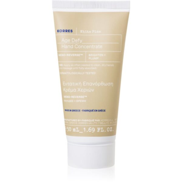 Korres White Pine Meno-Reverse™ crema de maini intensiva cu efect de întărire 50 ml-Țena