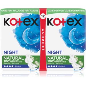 Kotex Natural Night absorbante 12 buc-Țena