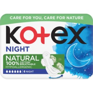 Kotex Natural Night absorbante 6 buc-ro