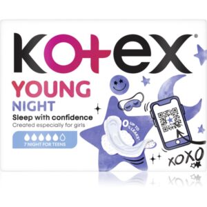Kotex Young Night absorbante pentru noapte 7 buc-Țena