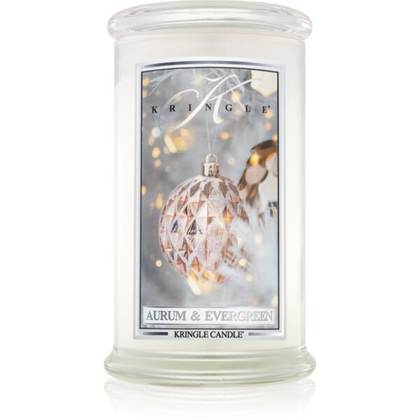 Kringle Candle Aurum & Evergreen lumânare parfumată 624 g-ro