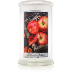 Kringle Candle Bourbon Apple & Oud lumânare parfumată 624 g-Țena