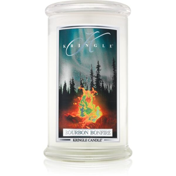 Kringle Candle Bourbon Bonfire lumânare parfumată 624 g-Țena